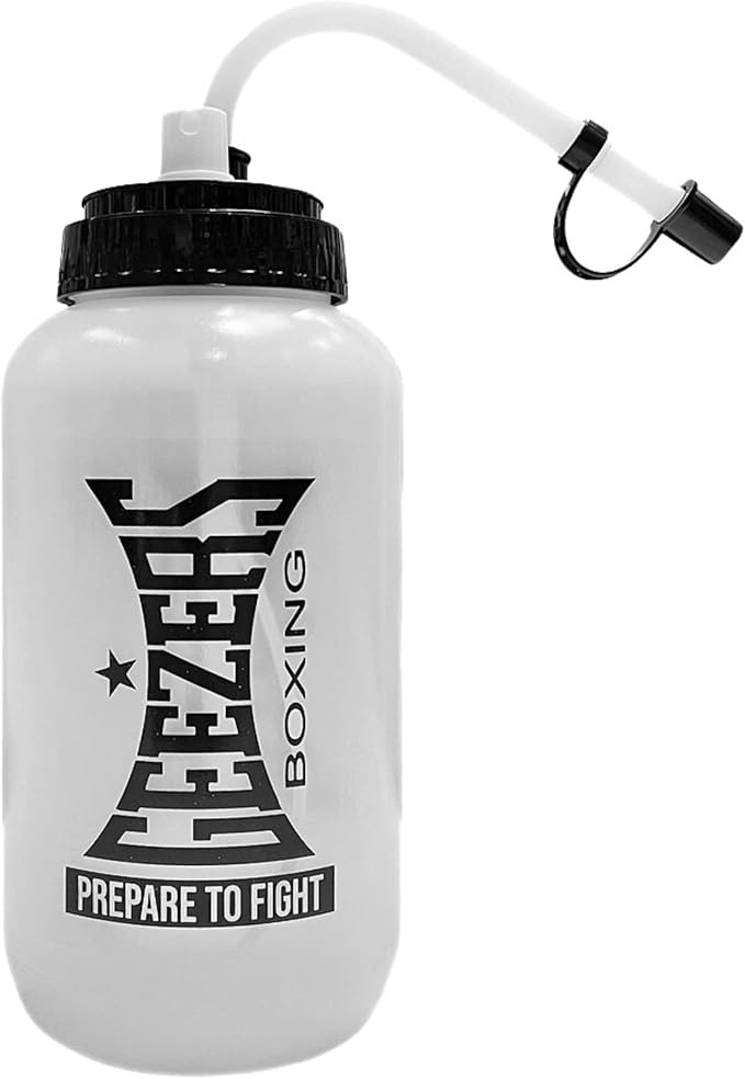 Geezers Boxing 1 Liter Straw Water Bottle/Spray Bottle