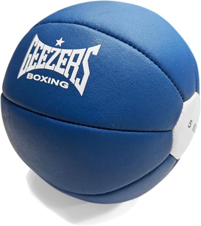 Geezers Boxing Premium Leather Medicine Ball