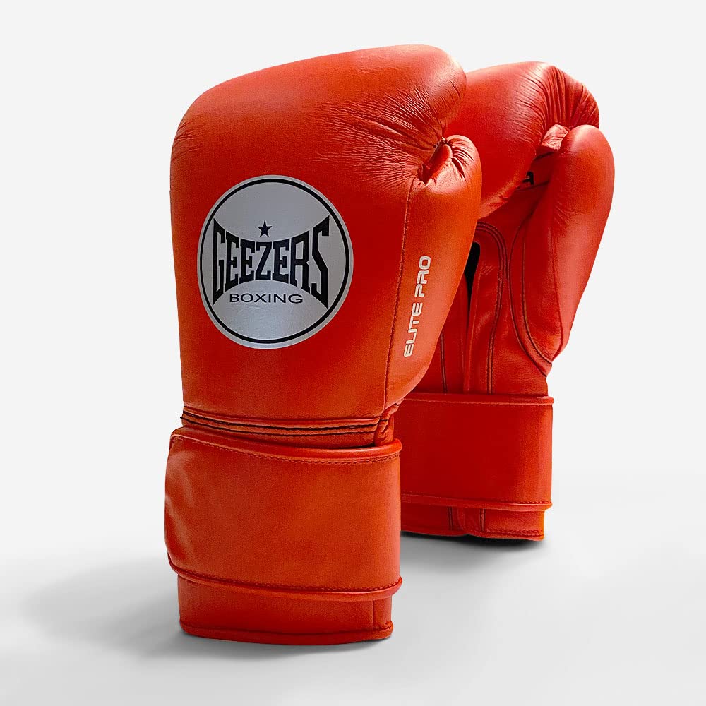 Geezers Boxing Elite Pro 2.0 Sparring/Training Gloves - Hook & Loop