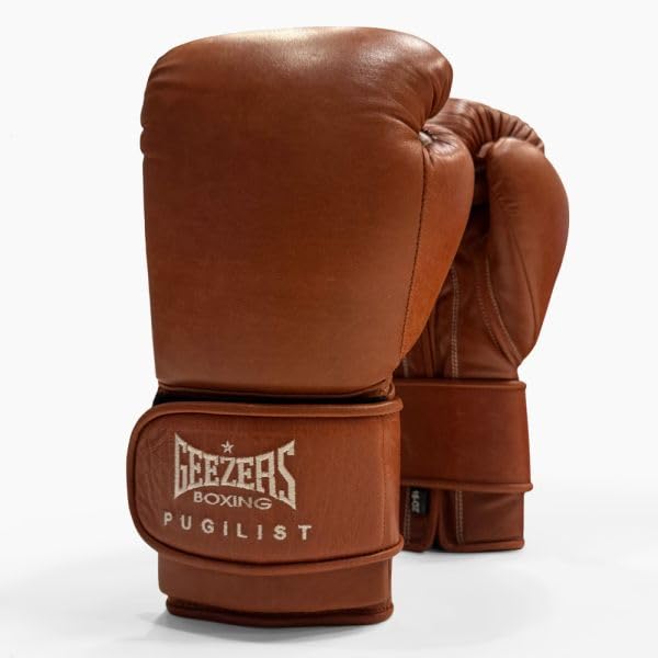 Geezers Pugilist Leather Gloves - Hook & Loop
